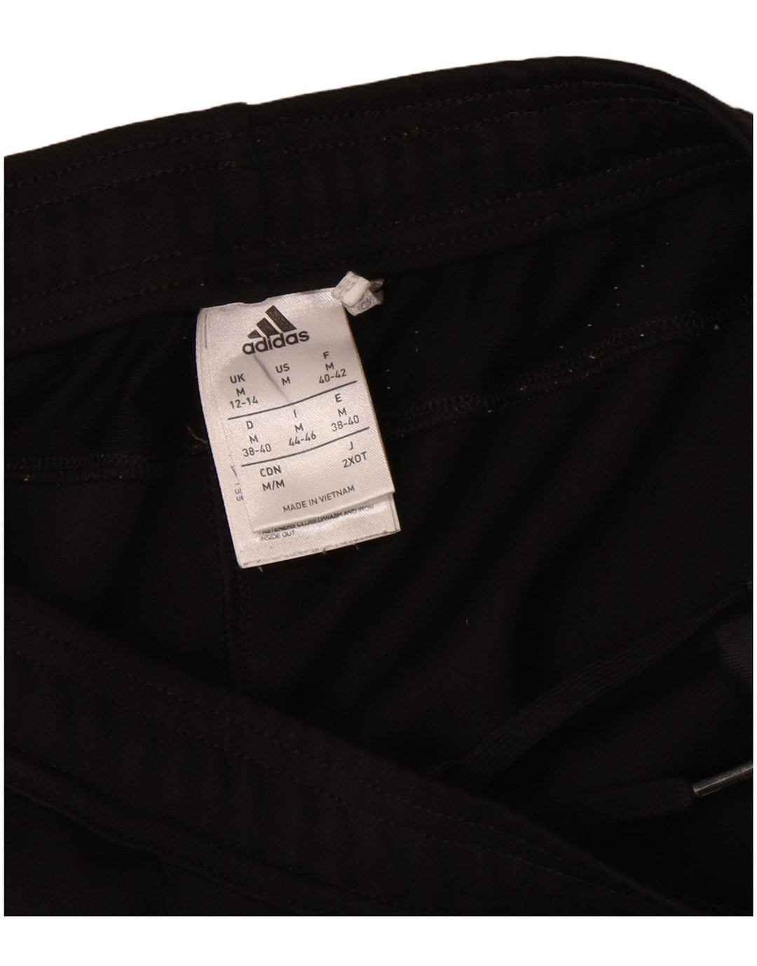 Pantaloni de trening Adidas pentru femei UK 12/14 Poliester mediu negru