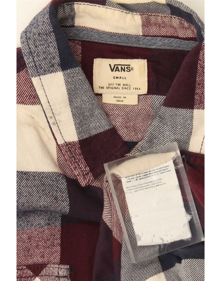 Cămașă din flanel pentru bărbați Vans, bumbac în carouri multicolore