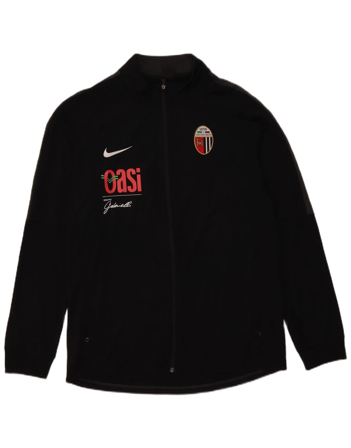 Jachetă de top pentru trening Nike Dri Fit Graphic pentru bărbați XL, negru, bloc de culoare