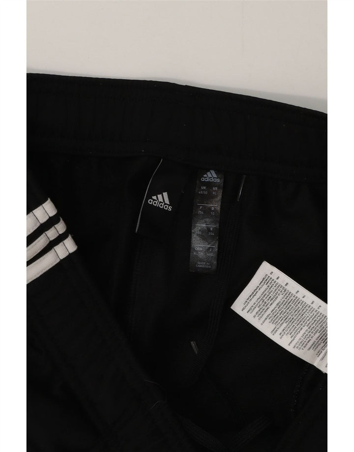 Pantaloni de trening Adidas pentru bărbați UK 48/50 XL poliester negru