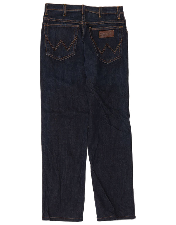 Blugi drepte stretch pentru bărbați Wrangler Texas W30 L30 bumbac bleumarin