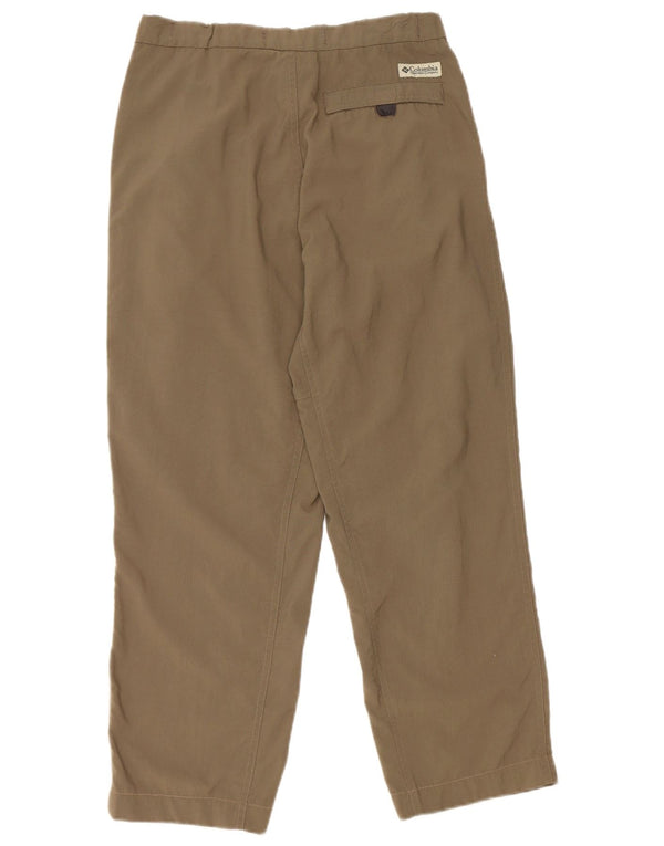 Pantaloni tăiați Columbia pentru drumeții pentru bărbați, l29, l26, kaki, nailon