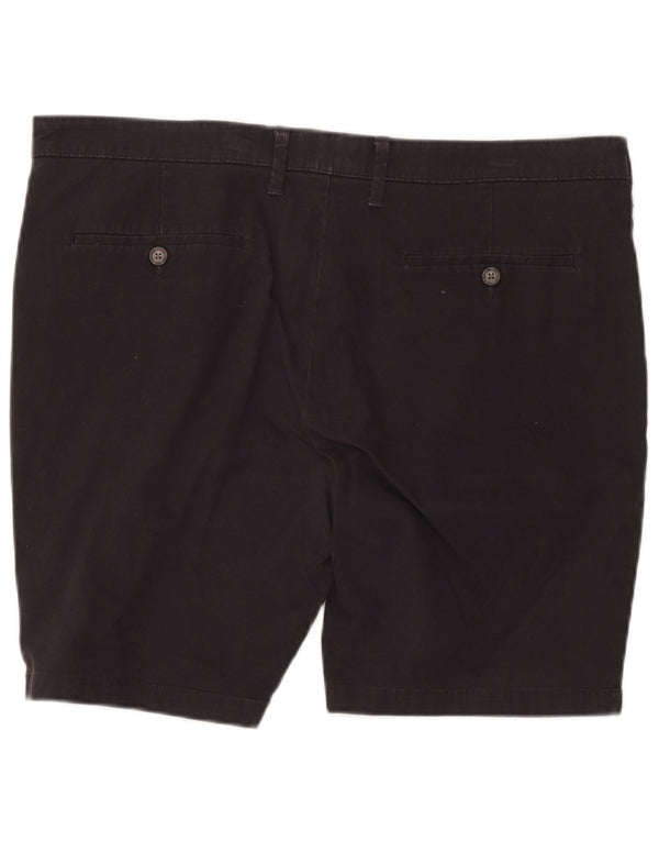 Pantaloni scurți chino pentru bărbați Marks & Spencer W40 XL, bumbac negru