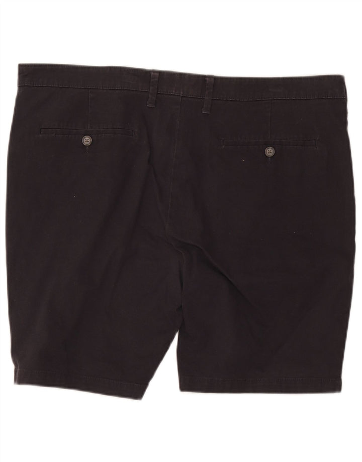 Pantaloni scurți chino pentru bărbați Marks & Spencer W40 XL, bumbac negru