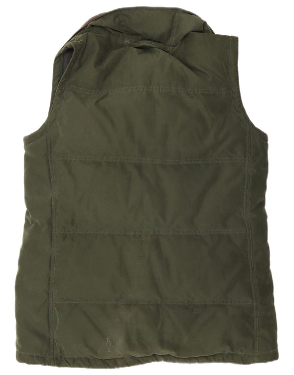 Gilet căptușit pentru femei Musto UK 12 Poliester verde mediu