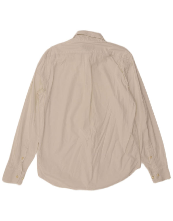 Cămașă Marlboro Classics pentru bărbați, cu formă regulată, mare, albă