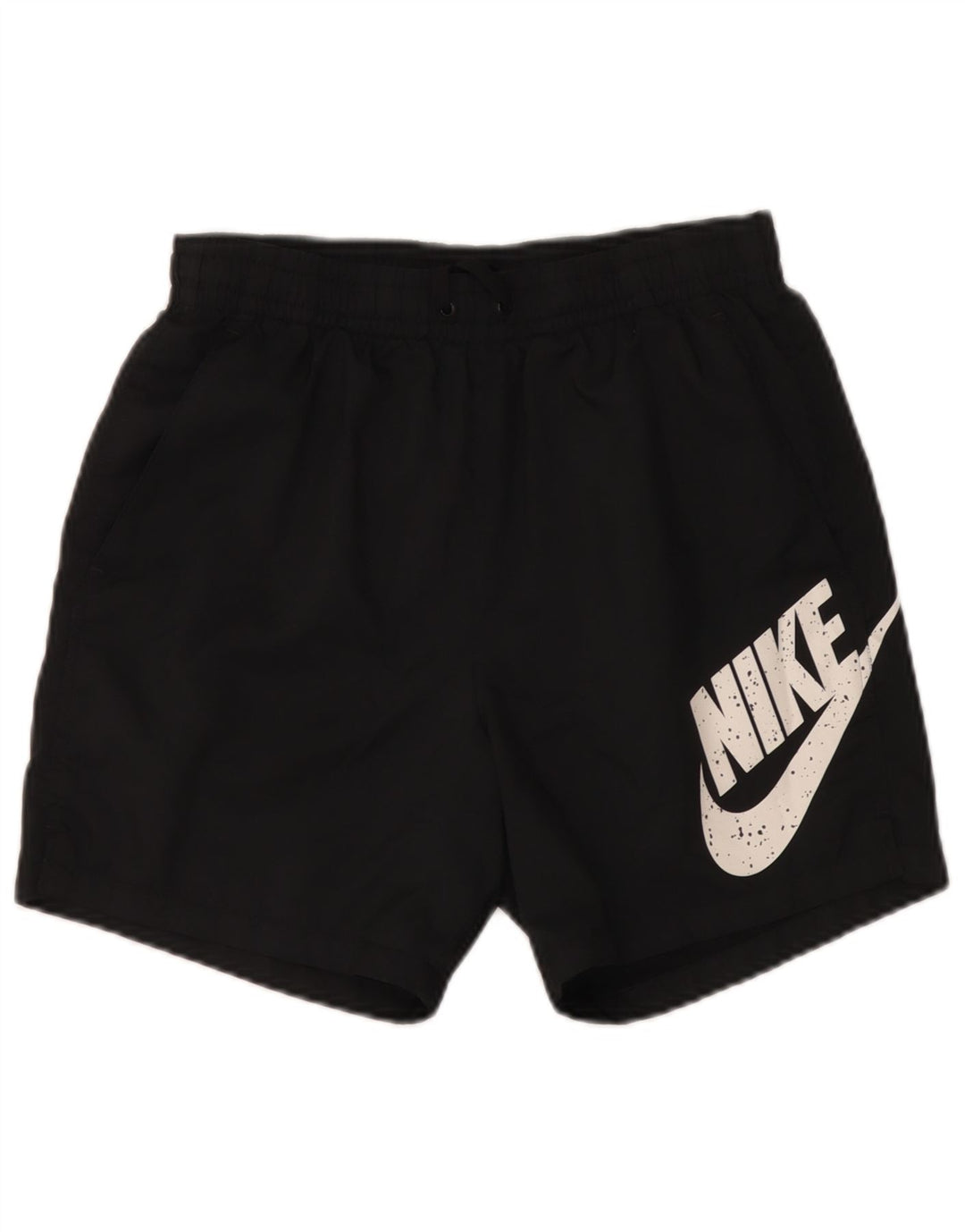 Pantaloni scurți sport grafic Nike pentru bărbați, poliester negru mic