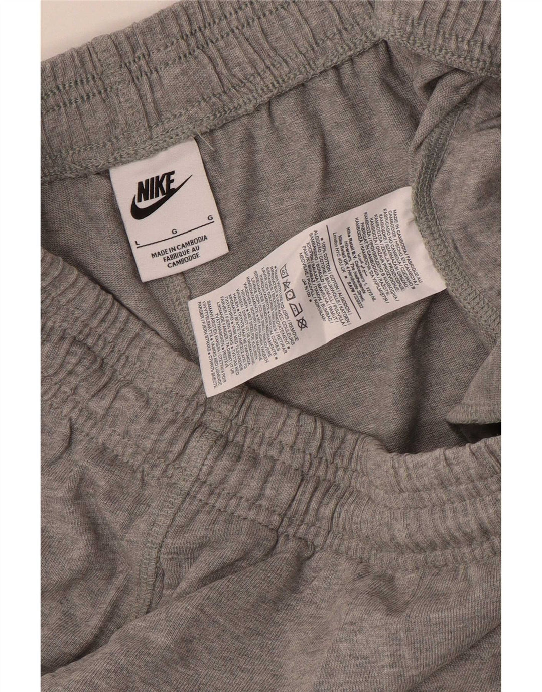 Pantaloni de trening Nike pentru bărbați, mari, gri, bumbac