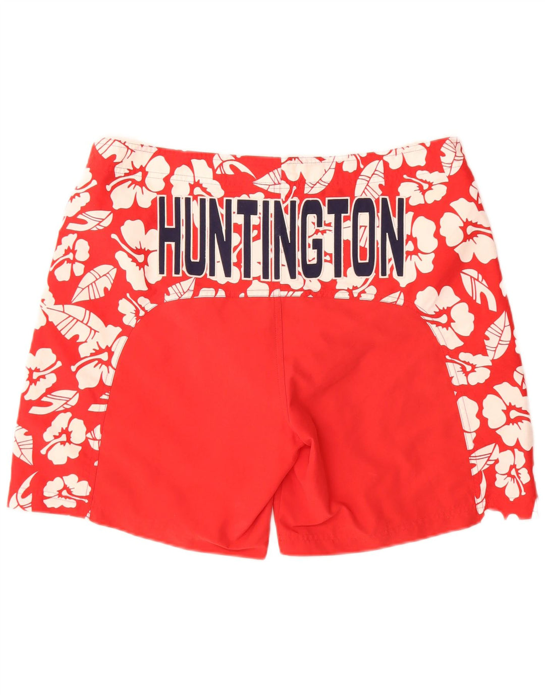 Pantaloni scurți de înot cu grafică pentru bărbați Kappa, poliester floral, roșu, mare