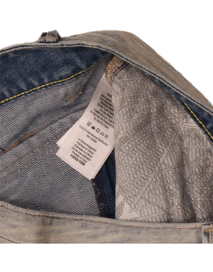 Pantaloni scurți din denim Dkny pentru femei US 6 Medium W32 Bumbac albastru