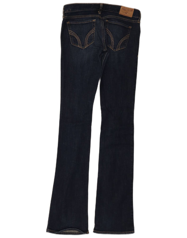 Blugi evazați pentru femei Hollister US 4 XS W24 L33 Bumbac bleumarin