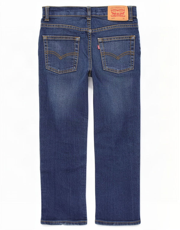 Blugi Levi's 511 Slim pentru baieti 5-6 ani W22 L19 Bumbac albastru