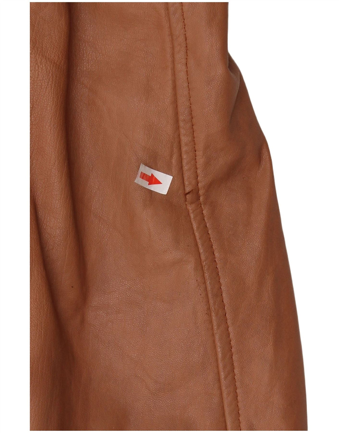 Jachetă vintage oversize din shearling pentru femei UK 16 mare maro