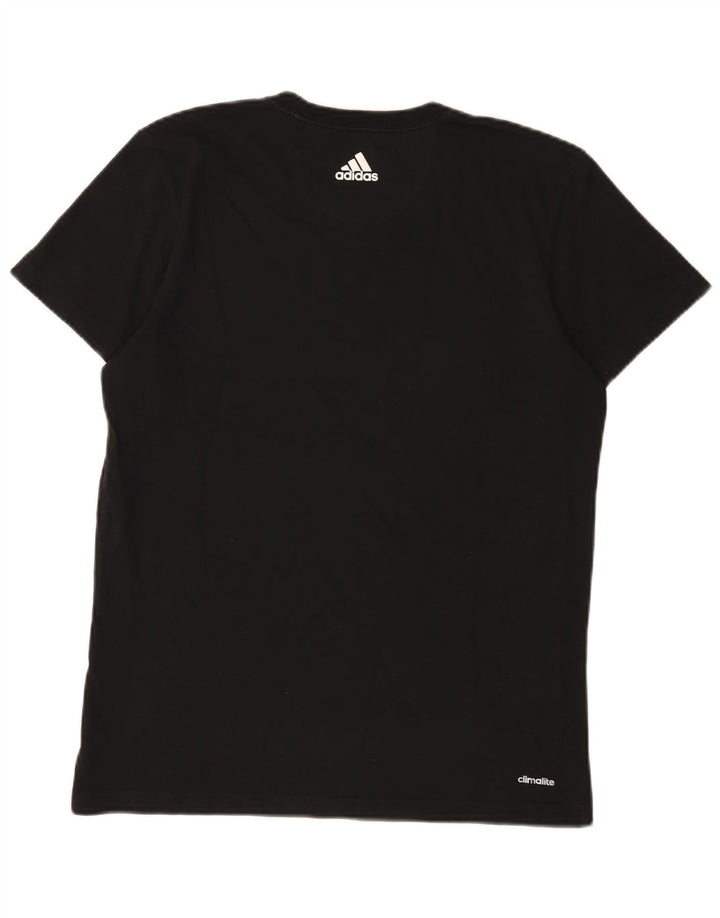 Tricou Adidas Climalite Graphic Top Medium Negru Bumbac