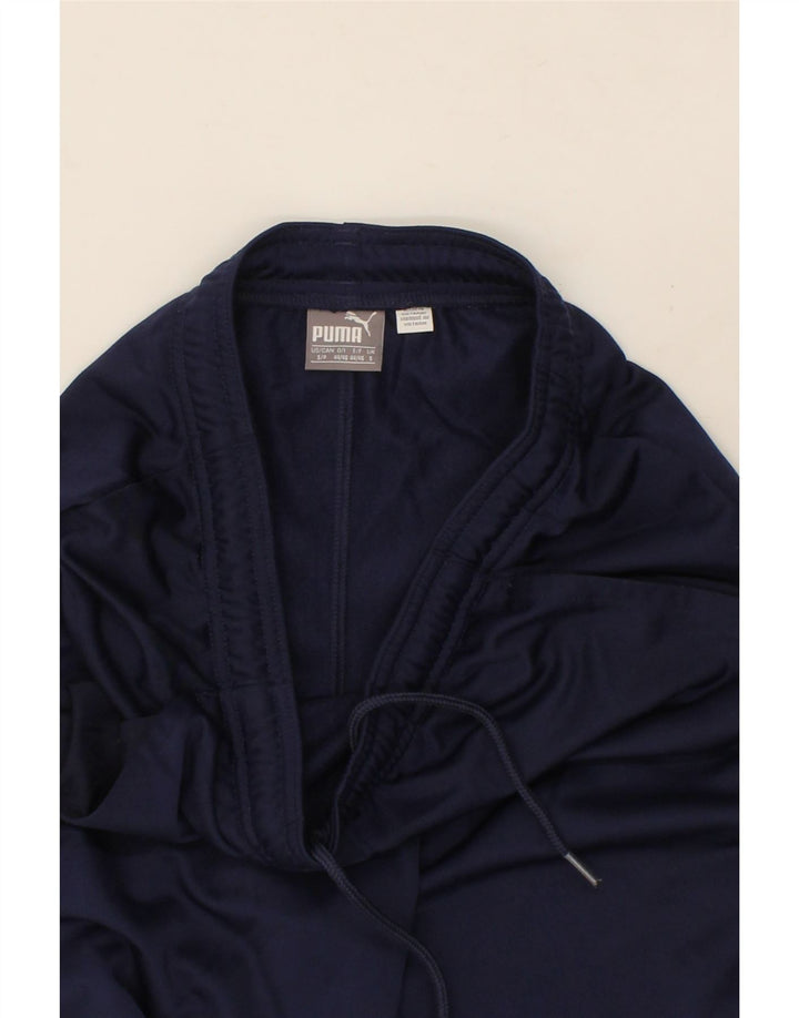 PUMA Mens Tracksuit Trousers Small  Navy Blue Polyester Vintage Puma and Second-Hand Puma from Messina Hembry 