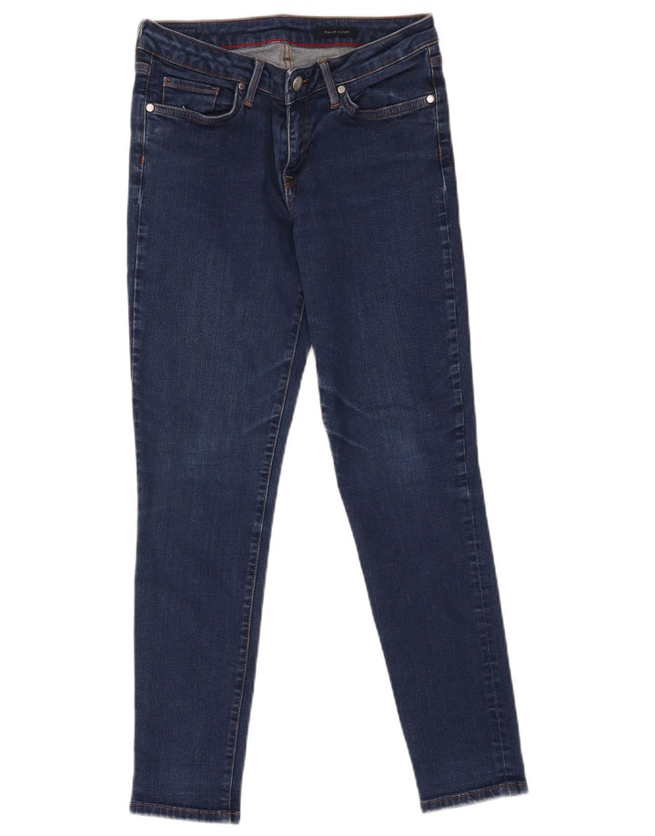 Blugi skinny pentru femei Tommy Hilfiger W28 L30 poliester bleumarin