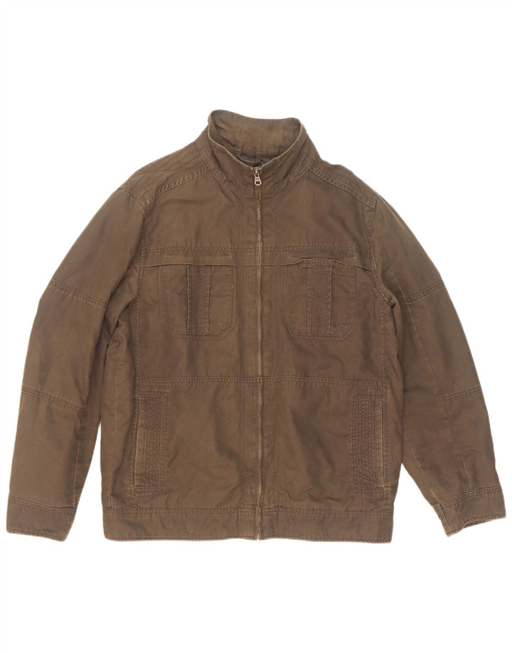 Jachetă pentru bărbați John Rocha UK 38 Medium Khaki Bumbac