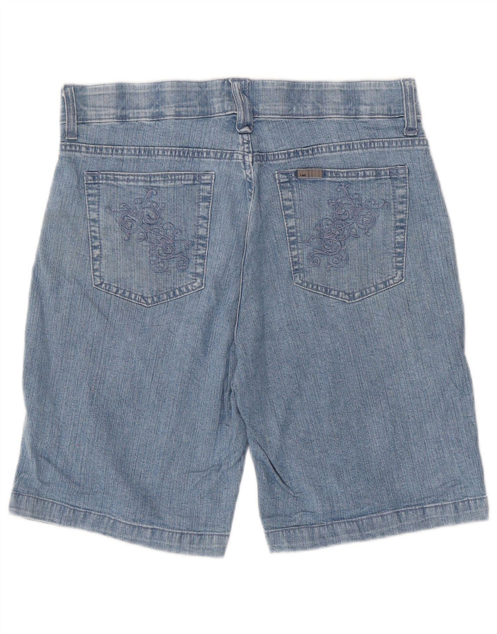 Pantaloni scurți din blugi pentru femei LEE US 10 Large W32 Blue Bumbac