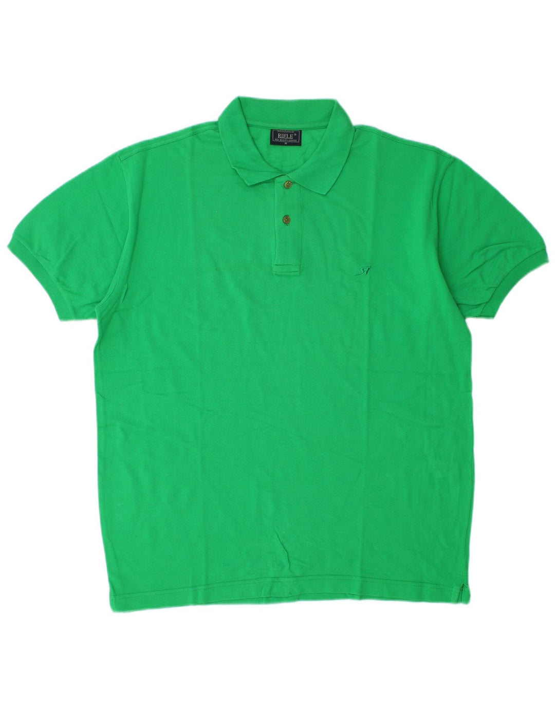 Tricou polo Rifle pentru bărbați, bumbac verde mediu