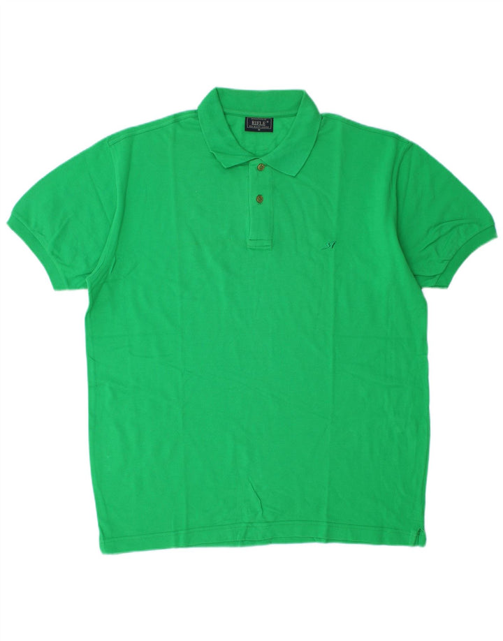 Tricou polo Rifle pentru bărbați, bumbac verde mediu