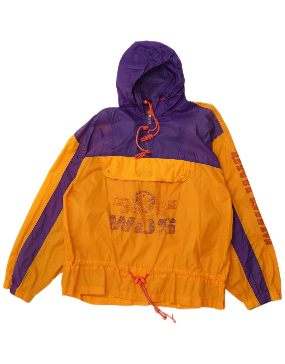 Jachetă de ploaie UNIFORM pentru bărbați, cu pulover, în formă largi, UK 38, portocaliu mediu