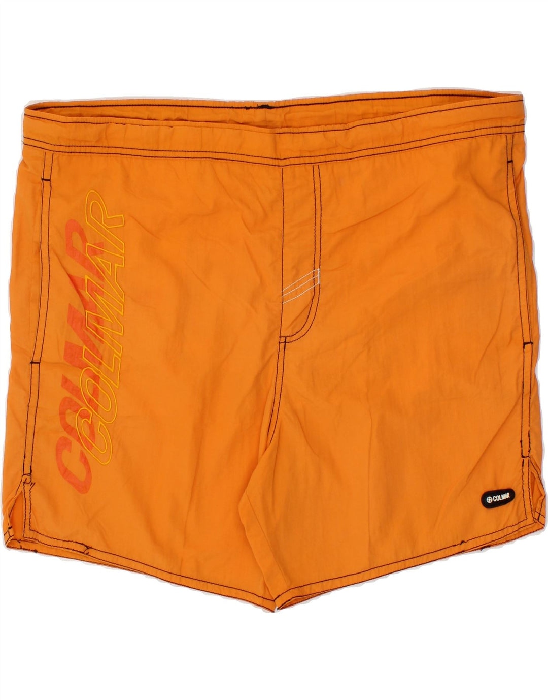 COLMAR Mens Swimming Shorts IT 52 Large Orange Polyamide Vintage Colmar and Second-Hand Colmar from Messina Hembry 