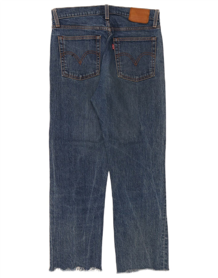 Blugi drepti pentru femei Levi's W27 L28 Bumbac albastru