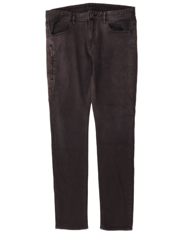 Blugi slim pentru bărbați Armani Exchange W34 L33 bumbac negru