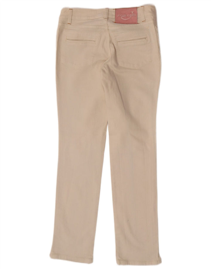 Blugi slim pentru femei Jacob Cohen W28 L30 bumbac bej