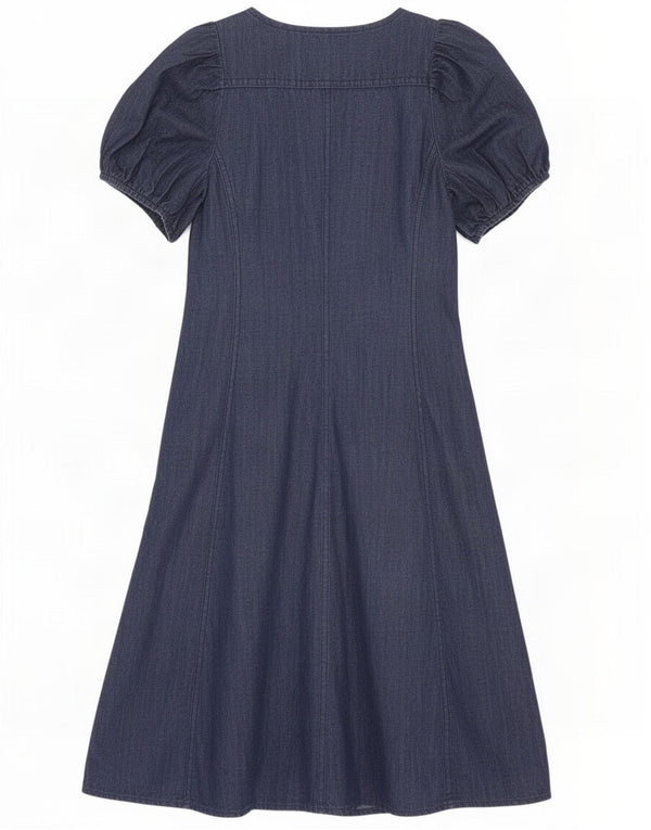 Rochie de blugi pentru femei Zara UK 10 Bumbac bleumarin mic