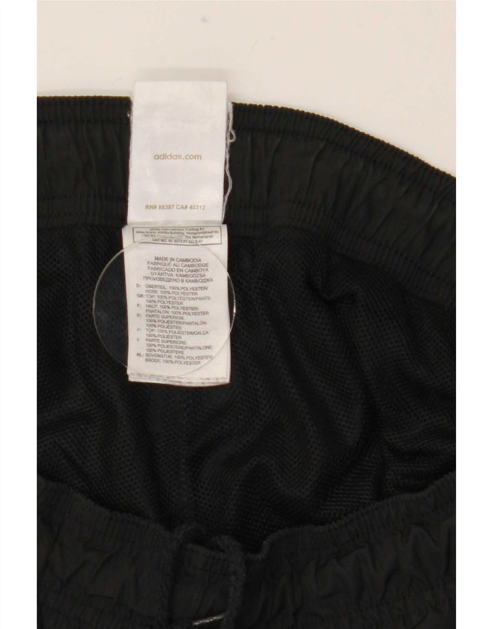 Pantaloni de trening Adidas pentru bărbați Joggeri poliester mediu negru