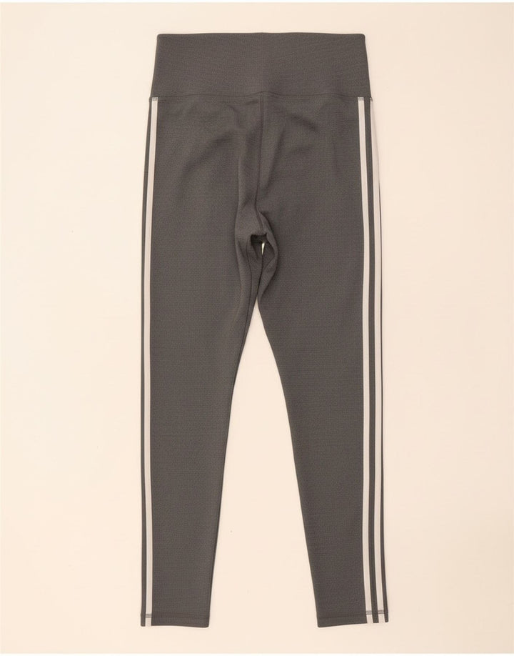 Leggings Climalite Adidas pentru femei Marea Britanie 12/14 Poliester gri mediu