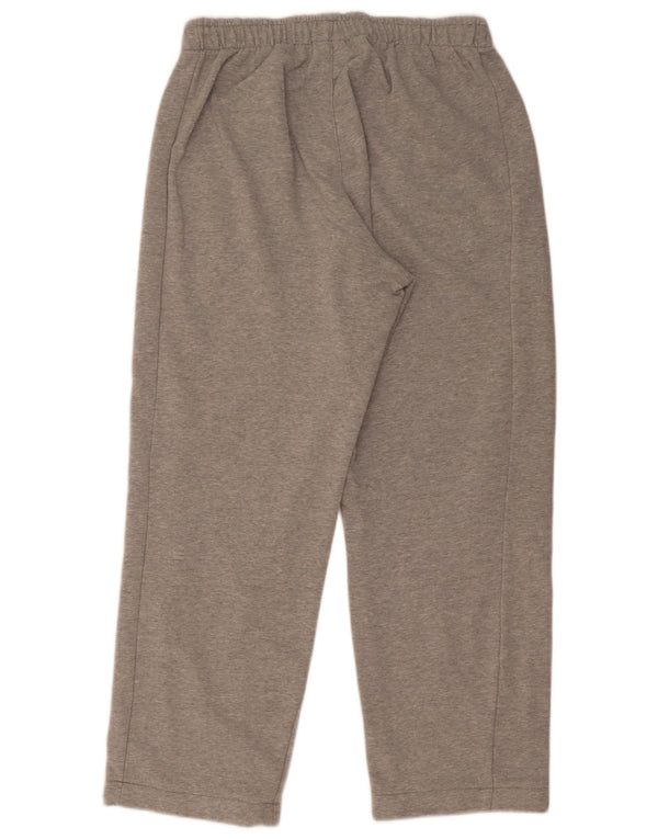 Pantaloni de trening Adidas Climalite pentru bărbați, bumbac gri mediu
