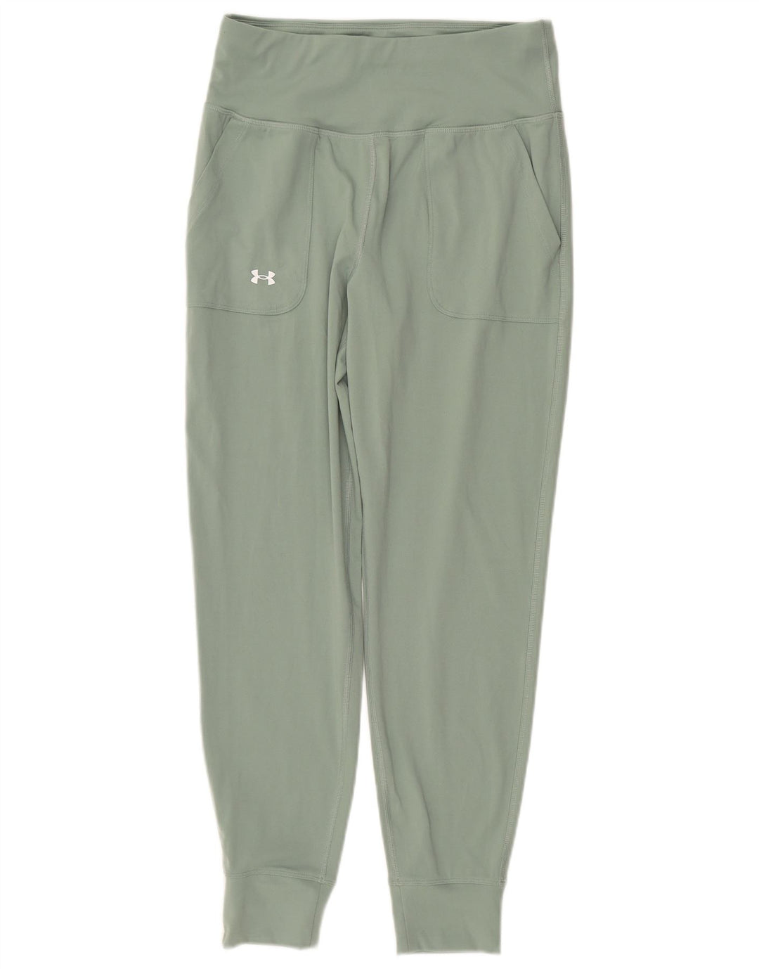 UNDER ARMOUR Womens Tracksuit Trousers Joggers UK 12 Medium Green