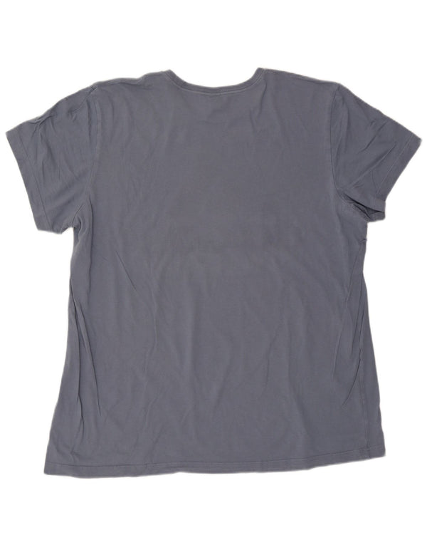 Tricou grafic Adidas pentru femei Top UK 20 2XL Blue Bumbac