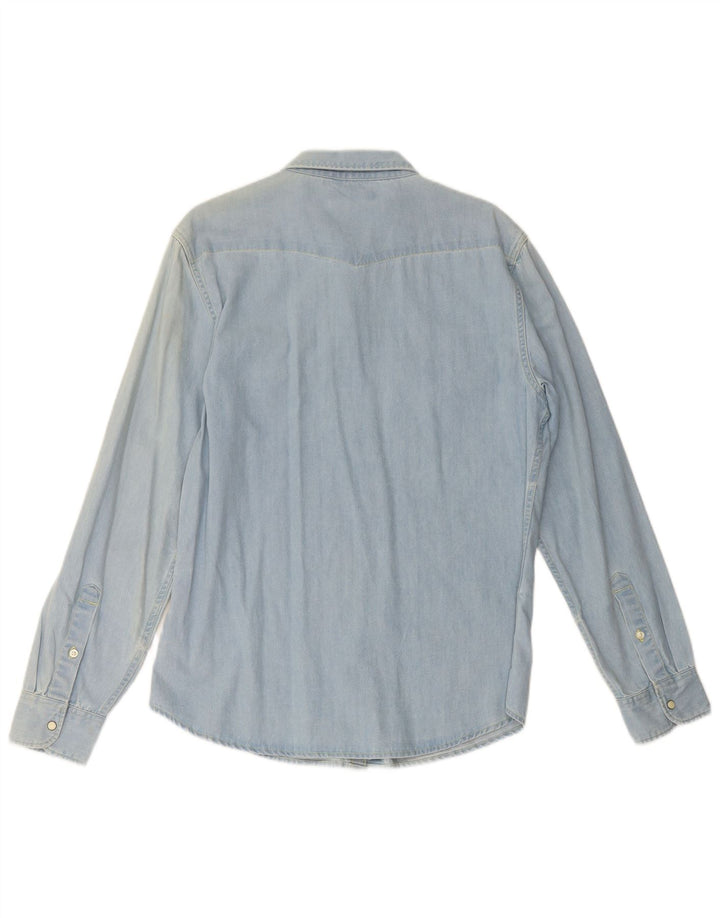 Cămașă LEE pentru bărbați din denim, mare, albastru, bumbac