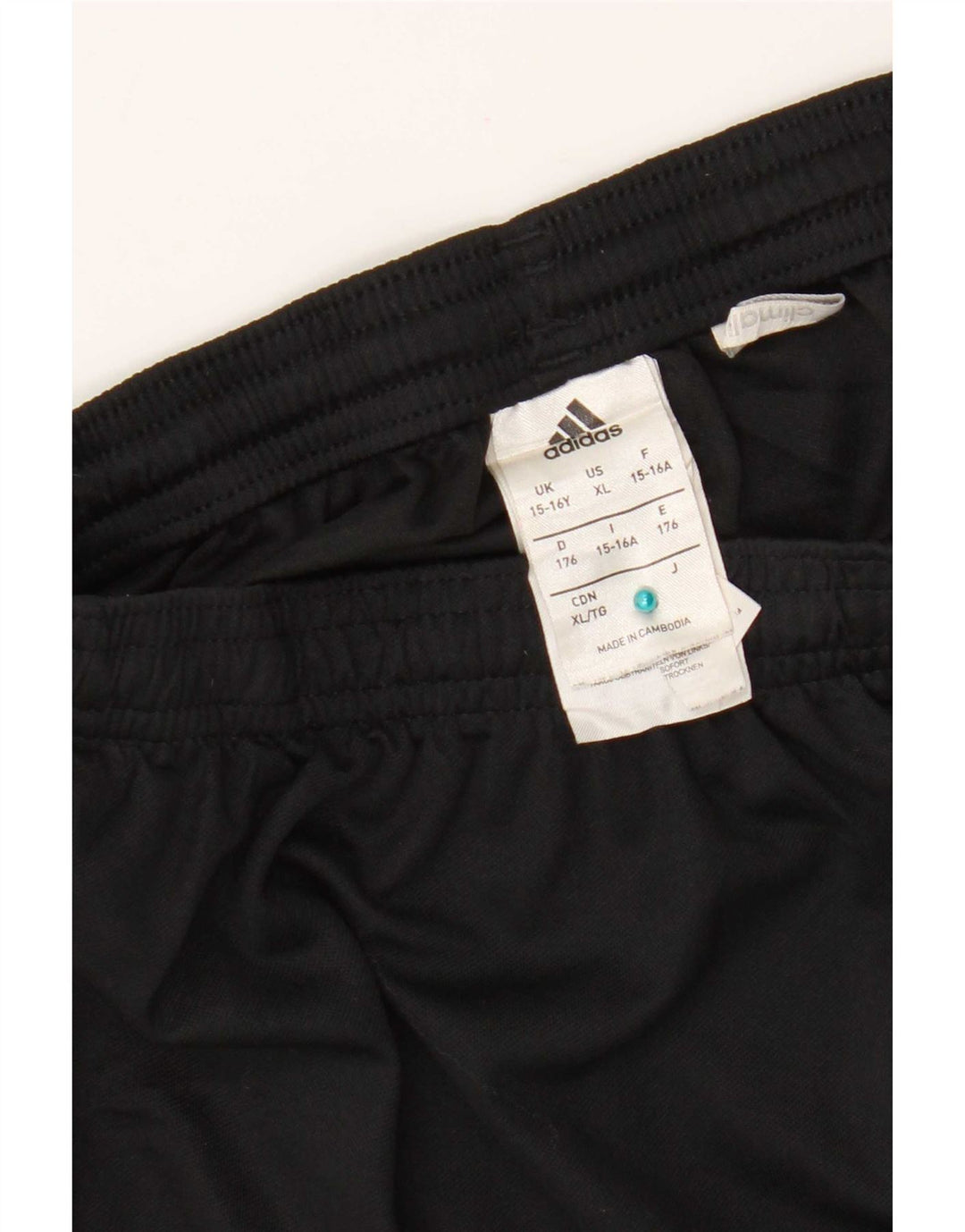 Pantaloni scurți sport adidas Climalite pentru băieți 15-16 ani poliester negru