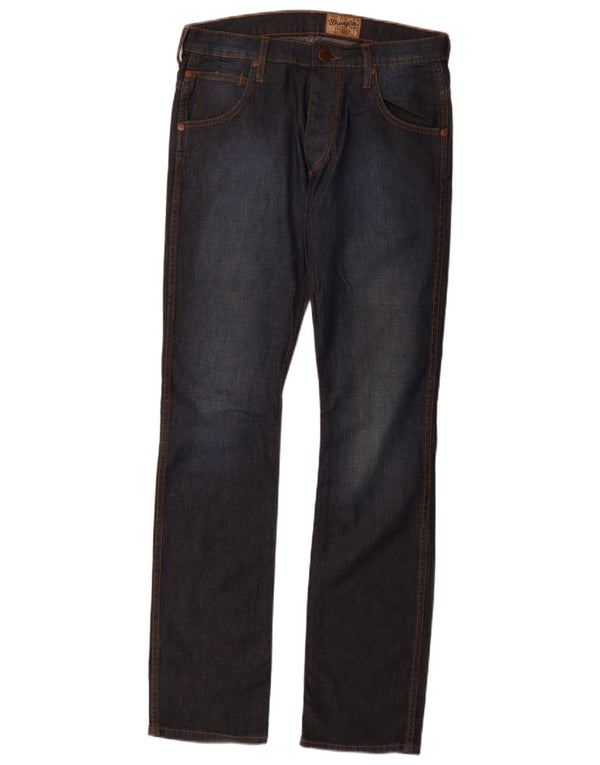 Blugi pentru bărbați Wrangler Spencer Straight W30 L34 Bumbac bleumarin