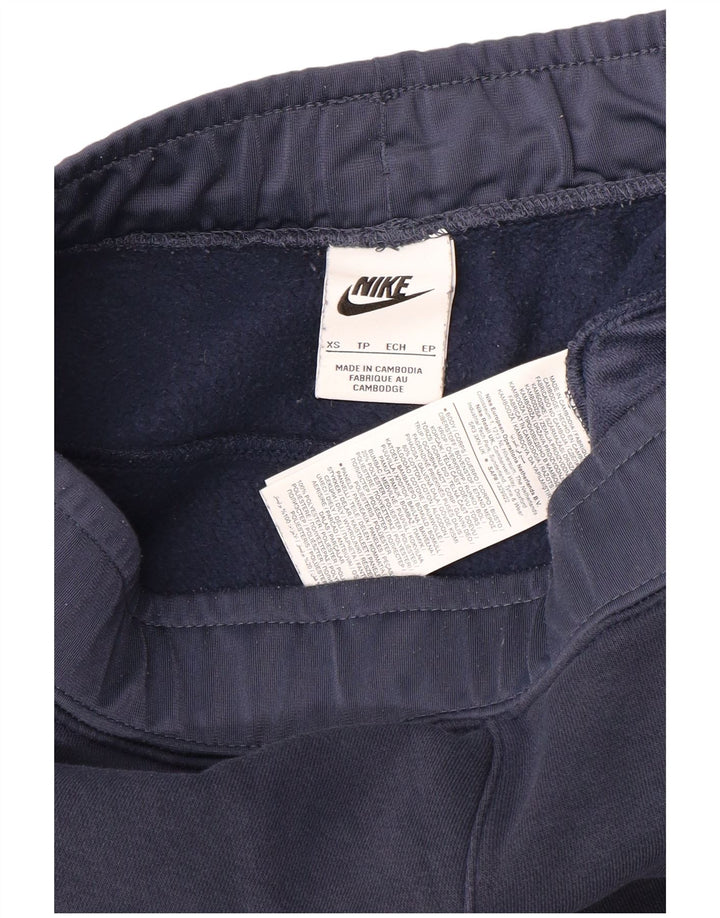 Pantaloni de trening pentru bărbați NIKE Pantaloni de jogging XS bleumarin din bumbac color bloc