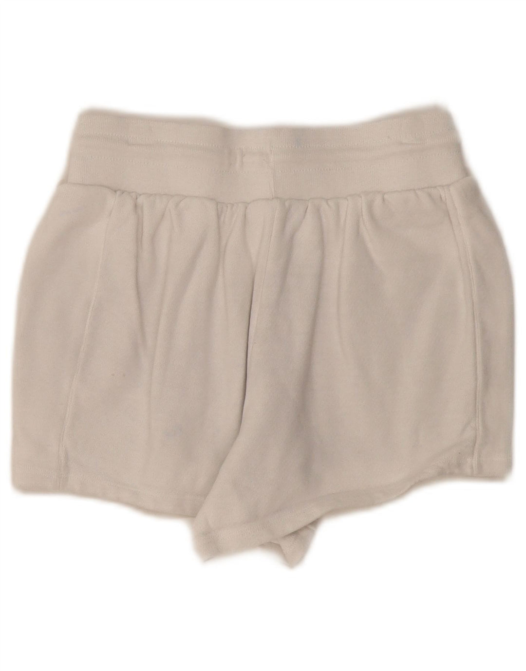 Pantaloni scurti sport pentru damă CHAMPION, cu țesătură inversă, UK 10, bumbac alb mic