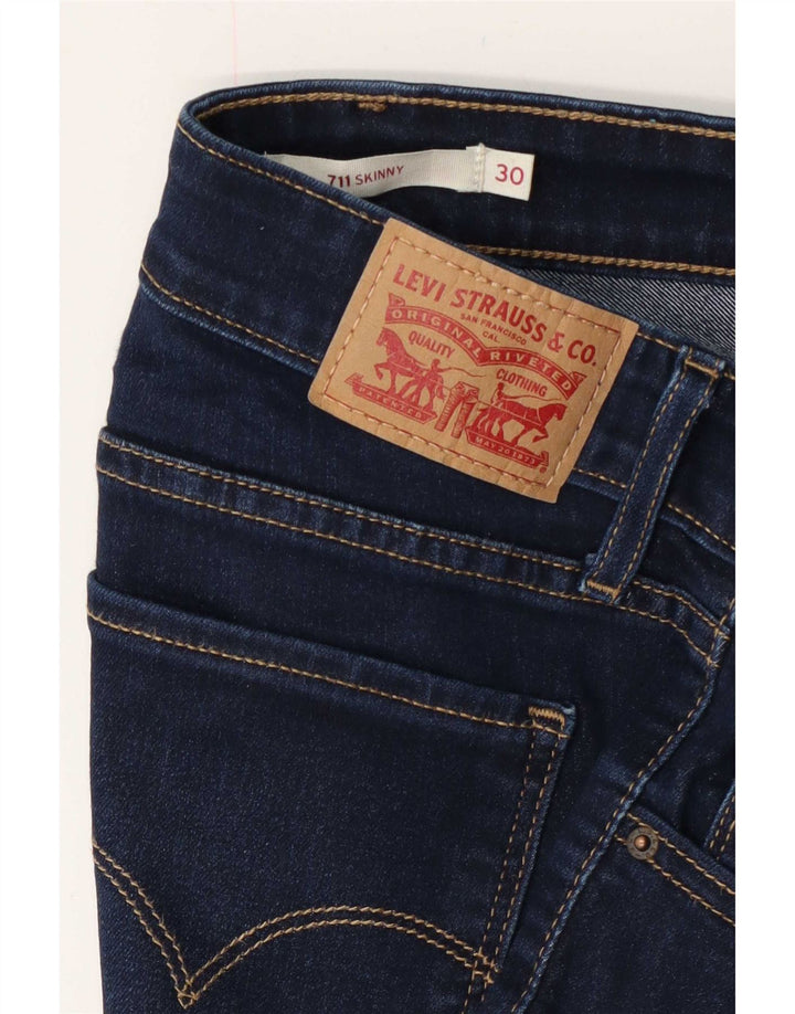 Blugi skinny 711 Levi's pentru femei W30 L30 bleumarin
