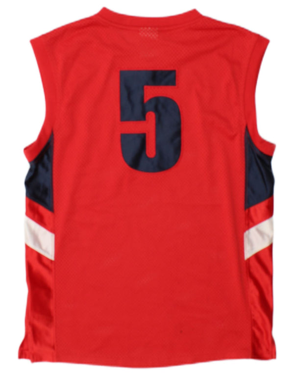 Vestă grafică Nike Dri Fit pentru băieți Top 12-13 ani, mare, roșu