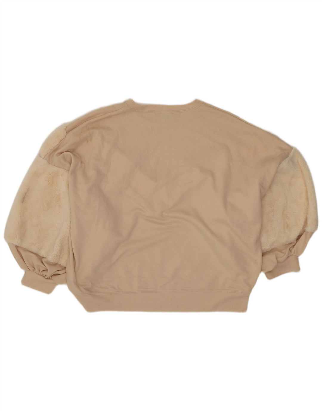 Pulover Oversized Crop pentru Damă Zara UK 10 Small Off White