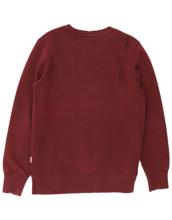 Jack & Jones Pulover grafic pentru bărbați, bumbac mic, burgundă