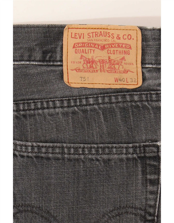 Blugi drepti pentru bărbați Levi's 751 W40 L30 gri