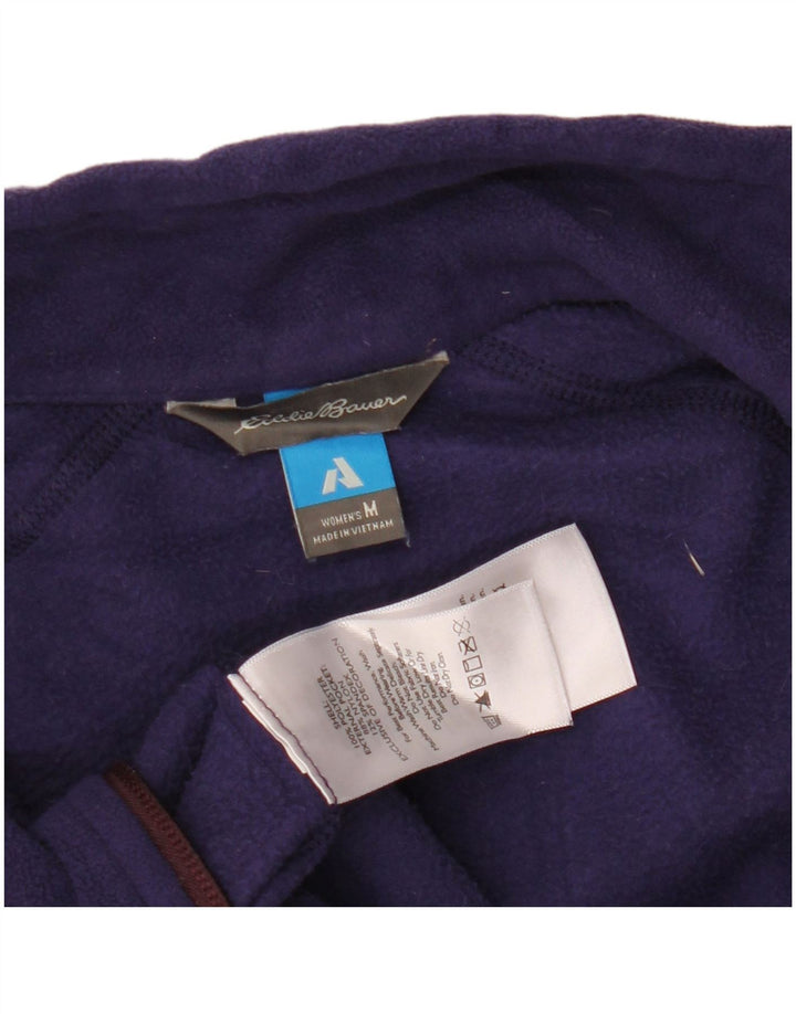 Jachetă fleece pentru femei EDDIE BAUER UK 12 Mov mediu Poliester color bloc