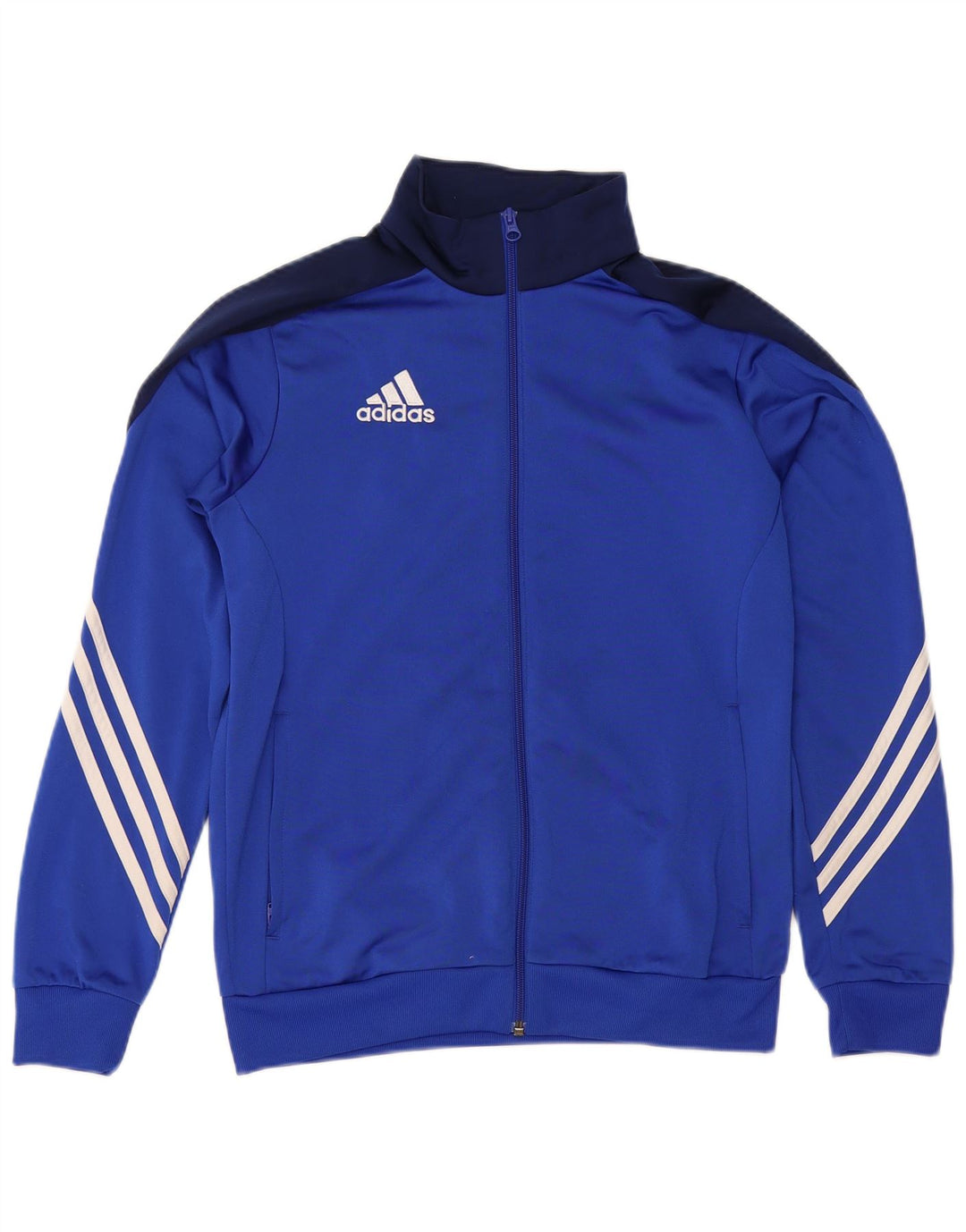 Jachetă de trening pentru băieți ADIDAS 13-14 ani XL albastru poliester color bloc