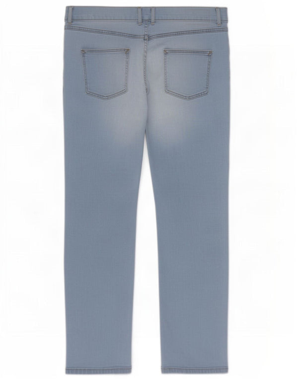 Blugi conici pentru femei Marks & Spencer UK 20 2XL W40 L29 Albastru Bumbac