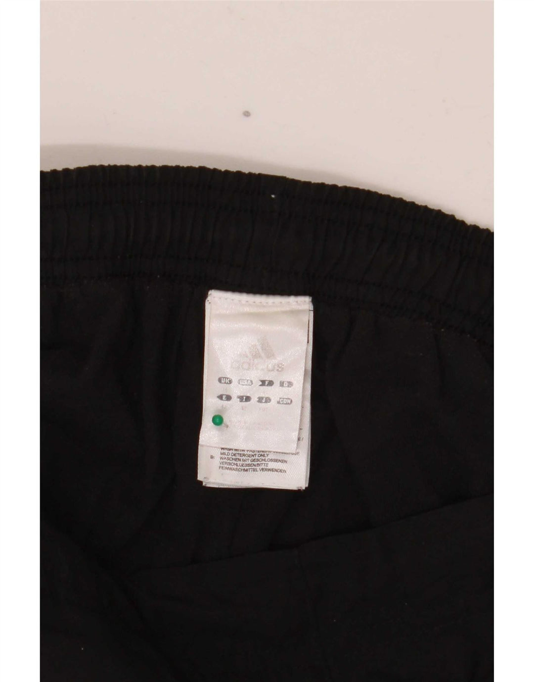Pantaloni de trening Adidas pentru femei UK 16 Poliester negru mare
