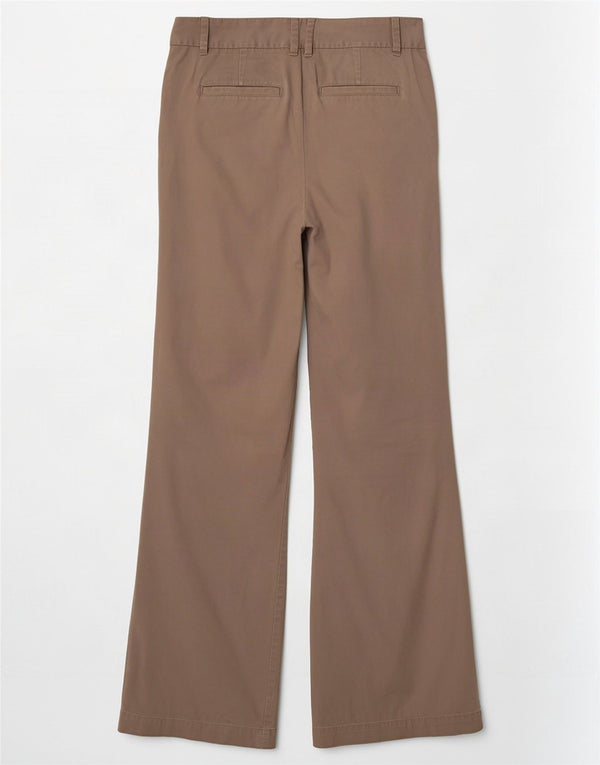 Pantaloni chino pentru femei Boden Flare UK 10 Small W28 L31 Bumbac gri